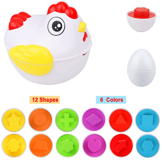 Educational Color and Shape Sorter Baby Toy Set