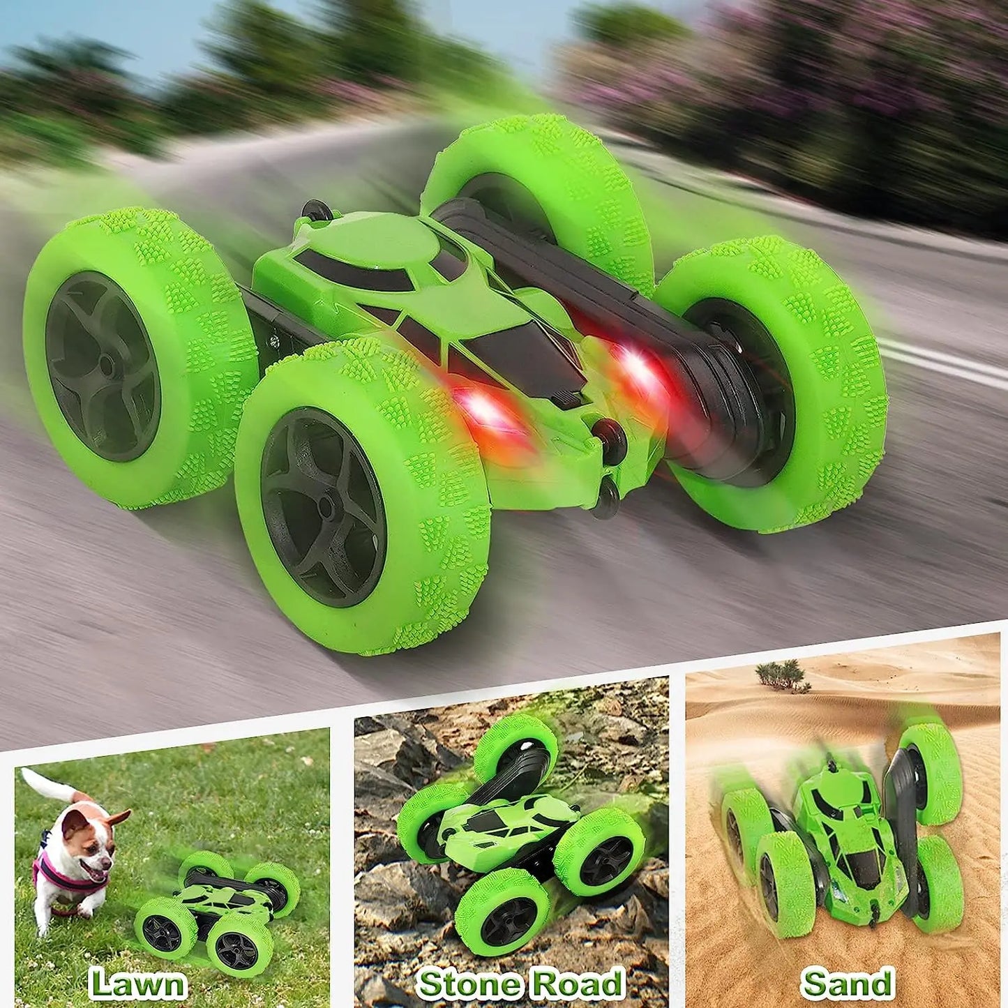 Double Sided Flip Remote Control Off-Road Car for Children