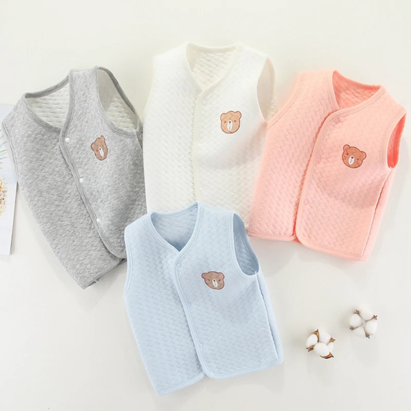 Cotton Baby Vest, Soft and  Warmth for all season comfort.