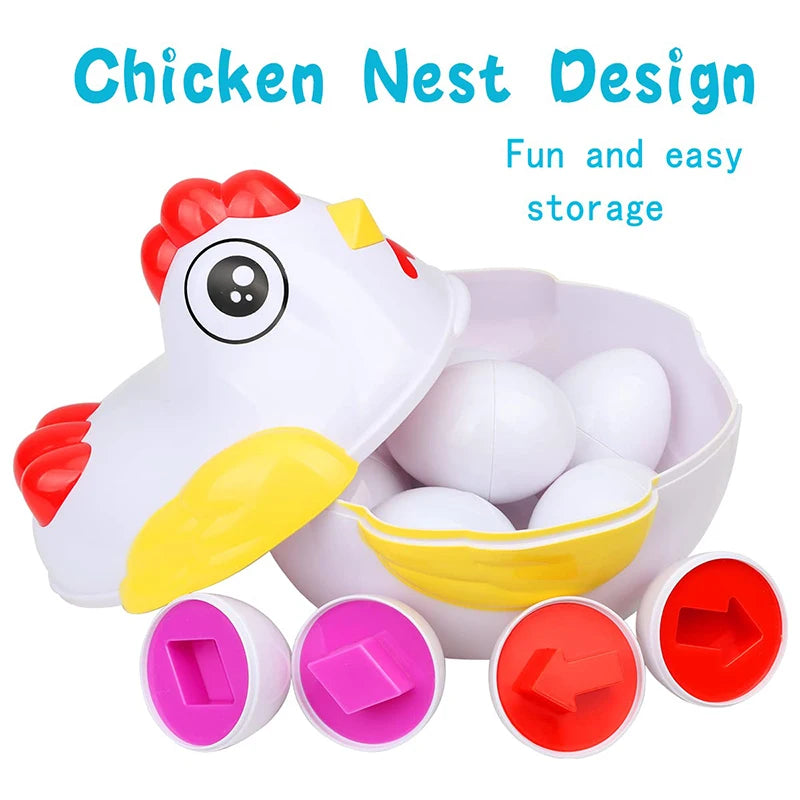 Educational Color and Shape Sorter Baby Toy Set