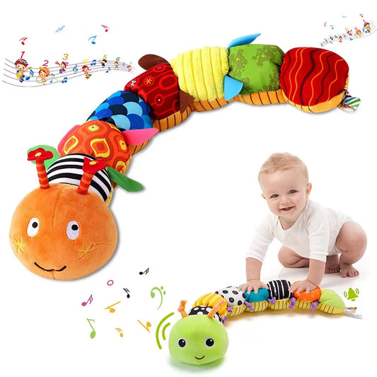 Musical Caterpillar Baby Rattle Toy -