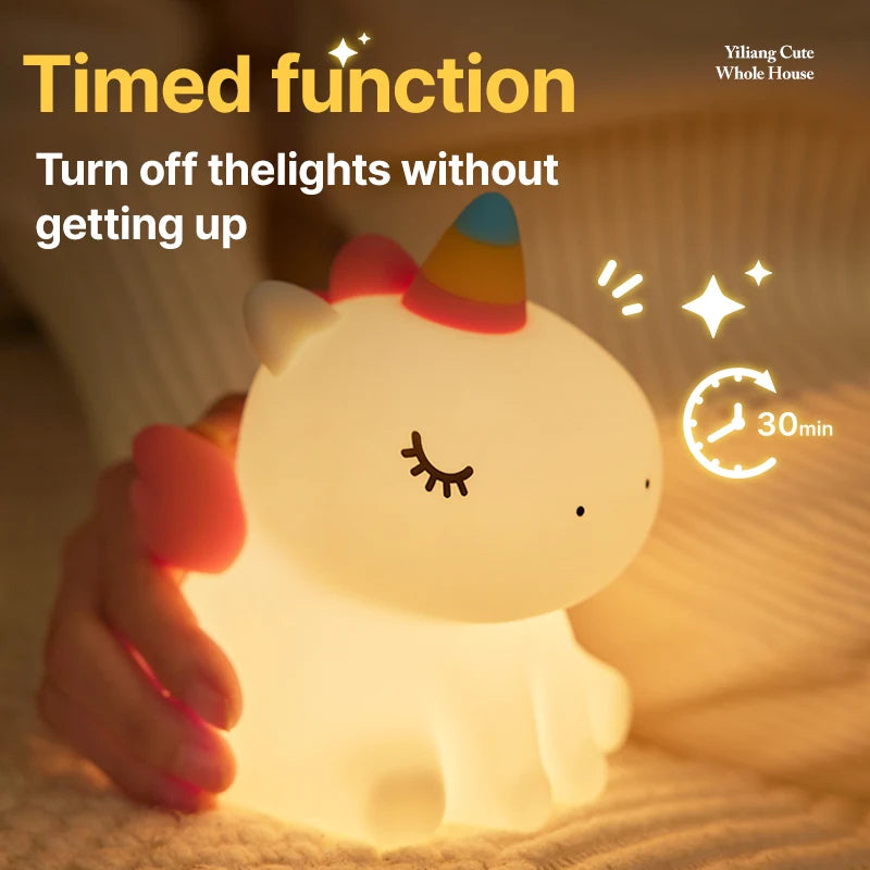 Magical Unicorn Silicone Night Light