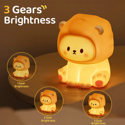 Cut Lion Night Light - Safe and Portable for Children