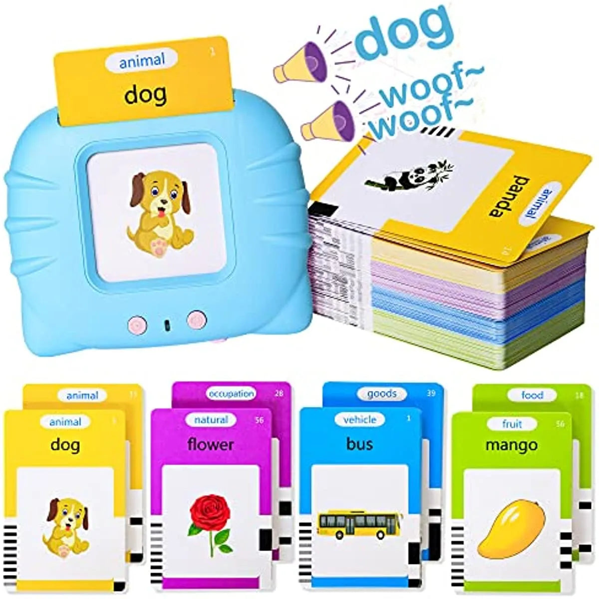 Talking Flash Cards - Interactive Early Educational Toys for Kids